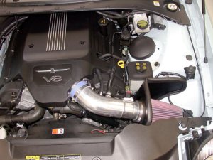 Ford Thunderbird Performance Air Intake - K&N Engineering - Typhoon - Polish - `03-`06